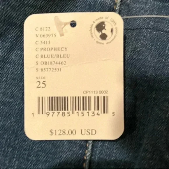 Free People Bella Moto Skinny Jeans Size 25 NWT - Picture 11 of 11